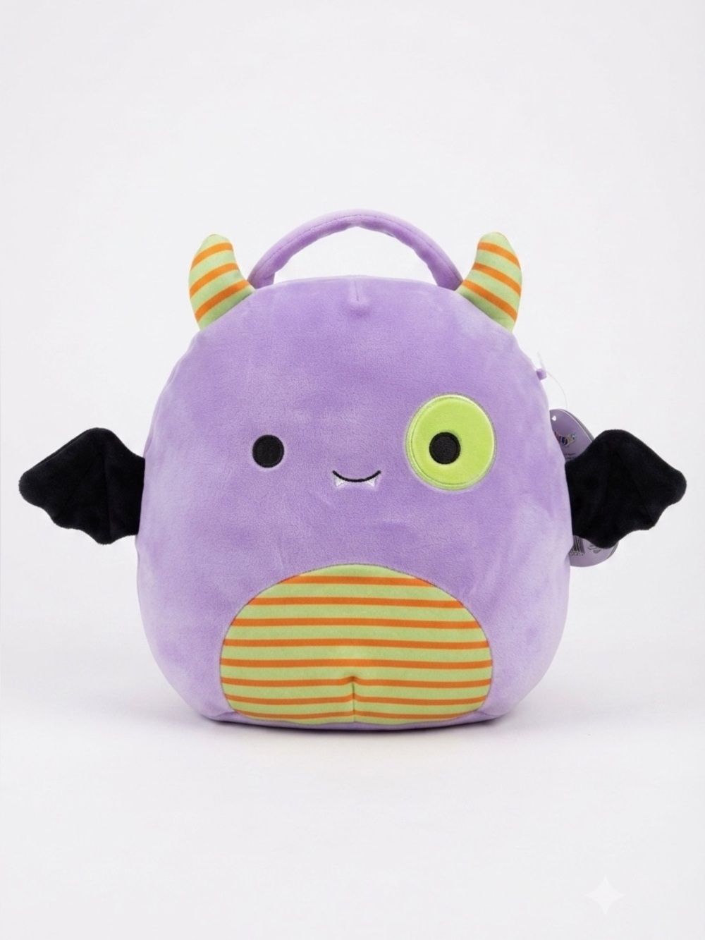 Squishmallows 12" Blaze Purple Monster Halloween Treat Pail Bucket NWT